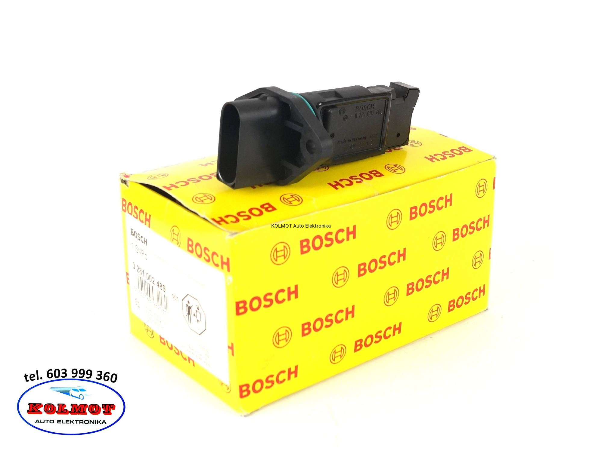 Przepływomierz Masowy Powietrza Czujnik Masy Powietrza Mercedes A W168 160 170 Cdi Vaneo 414 1.7 Cdi Oryginał Bosch 0281002489 - Przepływomierze Powietrza - Kolmot Auto Elektronika