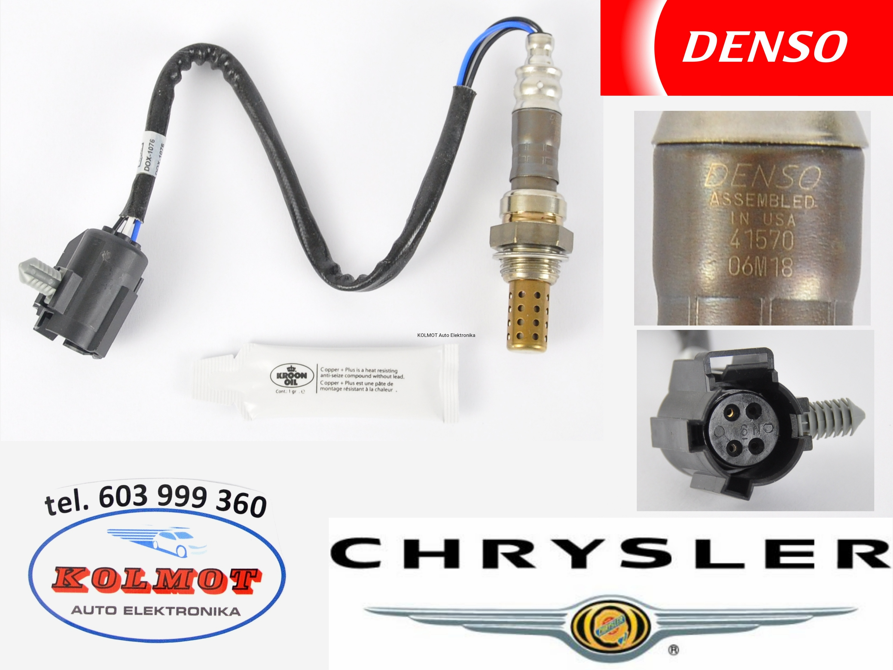 Sonda lambda chrysler sebring 300 m oryginał denso dox1076