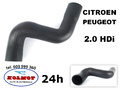 Wąż turbo przewód intercoolera rura dolotowa turbiny złącze wąż gumowy powietrza citroen c5 ii iii peugeot 407  2.0 hdi 0382gs