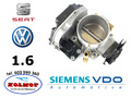 Przepustnica  korpus przepustnicy seat cordoba ibiza ii vw polo 1.6 i oryginał vdo / siemens / continental 408237111019z