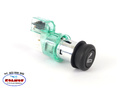 Zapalniczka gniazdo komplet oryginał audi / vw zielone podświetlenie 3u0919341a