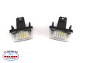Lampka led  oświetlenie tablicy rejestracyjnej komplet 2 sztuki citroen peugeot 6340a3