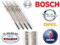 świece żarowe opel astra omega vectra saab bosch 0250202043