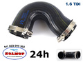 Wąż turbo przewód intercoolera rura dolotowa turbiny złącze wąż gumowy powietrza audi a1 seat ibiza v  skoda fabia rapid roomster vw polo  1.6 tdi oryginał vw 6r0145834f