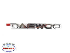 Emblemat znaczek logo naklejka DAEWOO oryginał DAEWOO Lanos D01