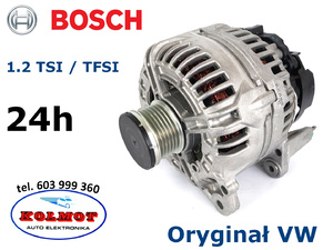 Alternator AUDI SEAT SKODA VW 1.2 TSI / TFSI Oryginał VW / BOSCH 03C903025F