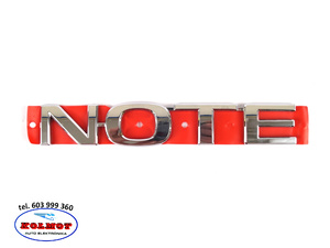 Emblemat znaczek logo naklejka NISSAN "NOTE" oryginał NISSAN N02