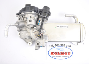 Kompletny zawór EGR z chłodnicą VW Multiwan V Tansporter V T5 / T6 2.0 TDI Common Rail oryginał VW / VALEO 03L131512DK