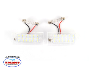 Lampka LED  oświetlenie tablicy rejestracyjnej komplet 2 sztuki BMW X3 X5 51137062293