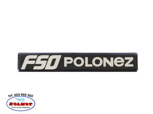 Naklejka emblemat znaczek  FSO POLONEZ "FSO POLONEZ"