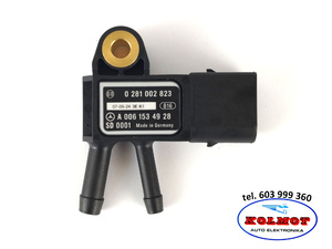 Czujnik ciśnienia spalin  różnicy ciśnień DPF MERCEDES A B C CLK CLS E S M R G GL GLK Vito Sprinter 160 180 200 220 250 350 420 450 CDI / BlueTEC Oryginał MERCEDES / BOSCH 0281002823