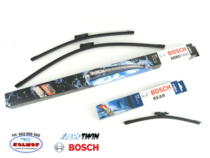 BOSCH wycieraczki AEROTWIN komplet na przód i tył  VW Golf 7 VII Oryginał BOSCH A863S + A282H