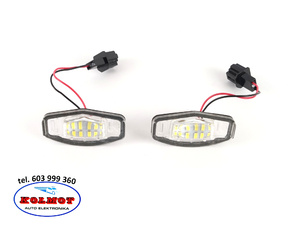 Lampka LED  oświetlenie tablicy rejestracyjnej komplet 2 sztuki HONDA ACCORD VII 34100S84A01