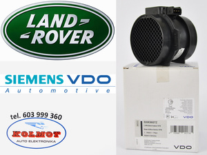 Przepływomierz masowy powietrza LAND ROVER Defender Discovery Freelander 2.5 TD5 oryginał VDO / SIEMSNS 5WK9607