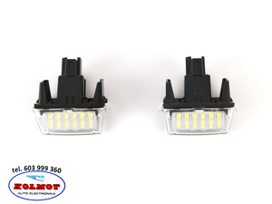 Lampka LED  oświetlenie tablicy rejestracyjnej komplet 2 sztuki TOYOTA Auris Avensis Yaris 812700D120