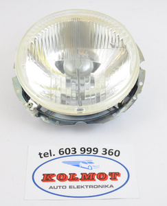 Reflektor przedni lampa przód VW T2 Golf I Caddy I LT z ramką