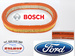 Filtr powietrza FORD Escort Fiesta Orion Oryginał BOSCH 1457429927