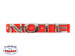 Emblemat znaczek logo naklejka NISSAN "NOTE" oryginał NISSAN N02