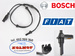 Czujnik ABS Czujnik prędkości obrotowej koła FIAT Panda oś tylna obie strony Oryginał BOSCH 0265007449 0265008005	