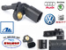 Czujnik ABS Czujnik prędkości obrotowej koła Prawy tył AUDI SEAT SKODA VW oryginał VW / ATE 1K0927808