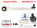 Wahacz przód prawy góra AUDI SEAT SKODA VW Oryginał AUDI / LEMFÖRDER 8E0407506A