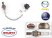 Sonda lambda OPEL Astra Corsa Meriva Signum Tigra Vectra Zafira SAAB 9-3 1.8 16V oryginał GM / NTK / NGK OZA334SZ4